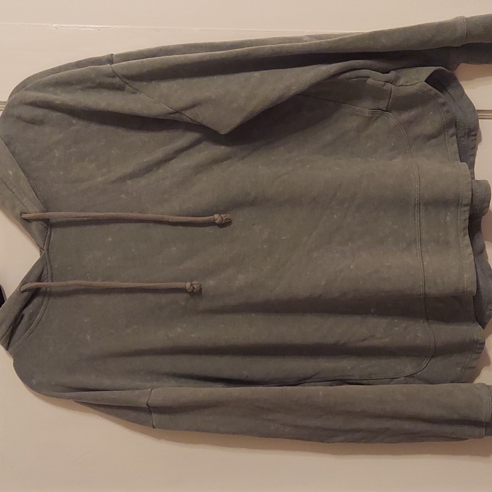 Green hoodie and sweatshorts set